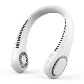 FrSara Neck Fan, Portable Fan Strong Wind, Adjustable, 360° Cooling, Super Quiet