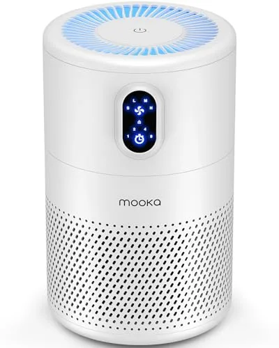 MOOKA Air Purifiers for Home Large Room up to 1076 sq ft, H13 True HEPA Air Purifier
