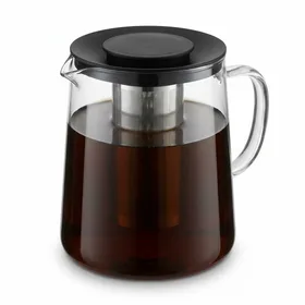 1 Gallon Cold Brew Coffee Maker with EXTRA-THICK Glass Carafe and Stainless Steel Mesh Filter