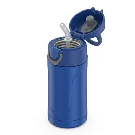 THERMOS FUNTAINER 12 oz Stainless Steel Vacuum Insulated Kids Straw Bottle
