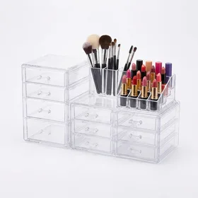 Readaeer 3-Piece Cosmetic Storage Organizer Set