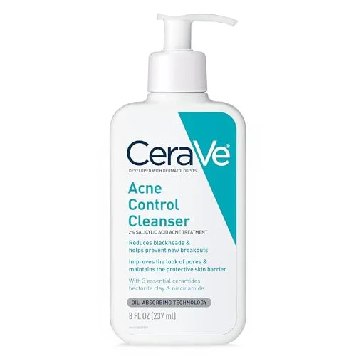 CeraVe Acne Control Cleanser with 2% Salicylic Acid, 8 oz