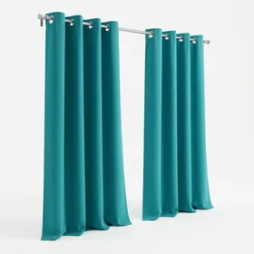 Turquoize Aqua Blackout Window Drapes