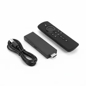 Fire TV Stick 4K Essentials Bundle with Remote Cover and USB Power Cable
