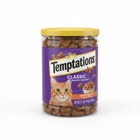 Temptations Classic Crunchy and Soft Cat Treats (30 oz Tub)