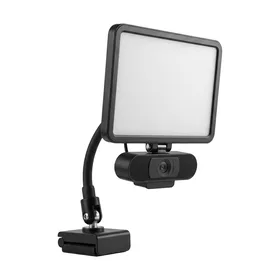 Logitech Litra Glow Premium LED Streaming Light with C922x Pro Stream Webcam
