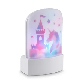GE Color-Changing LED Night Light, Princess Castle Unicorn Design