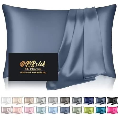 DKBslik Mulberry Silk Pillowcase, Standard Size