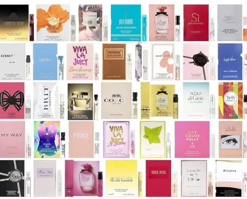 JRoBeauty High End Fragrance Samples Set for Women, 12 Sample Vials