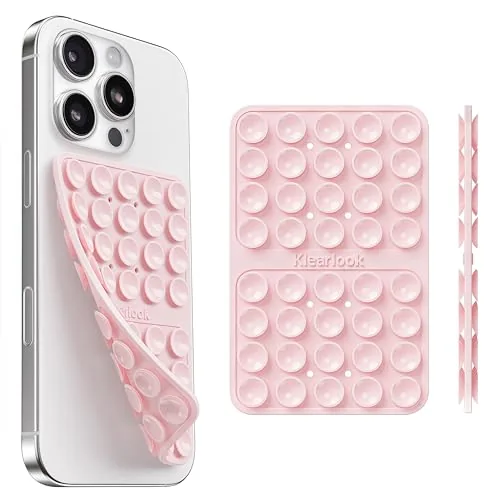 Klearlook Silicone Double Sided Suction Cup Phone Mount