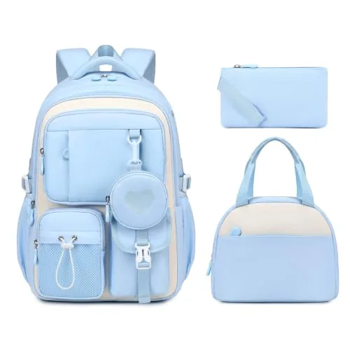 MOONBABY Girls Backpack for Primary and Elementary School