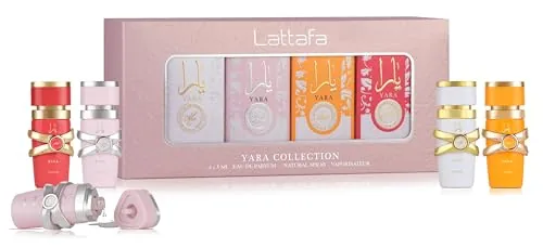 Lattafa Yara Collection, 4 x 5ml Eau de Parfum Gift Set