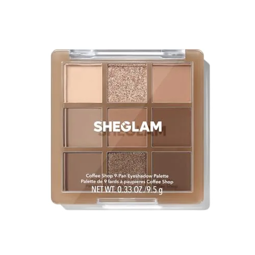 SHEGLAM Eyeshadow Palette 9-Color Shimmer and Matte Shades