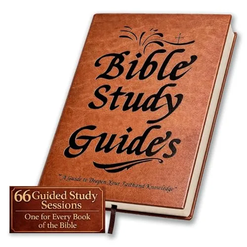 Drsman 66-Page Bible Study Guide and Devotional Journal, PU Leather Cover