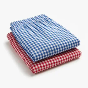 Women's 2-Pack Gingham Pajama Boxer Shorts