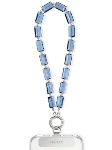 SENLLY Crystal Phone Wrist Lanyard with Tether Tab