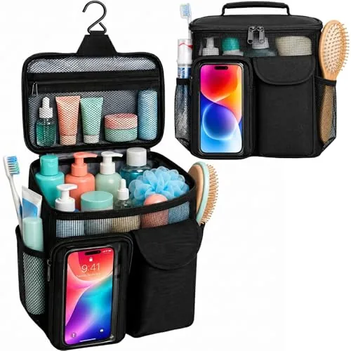 Quick Dry Mesh Shower Caddy, Large Portable Dorm Tote